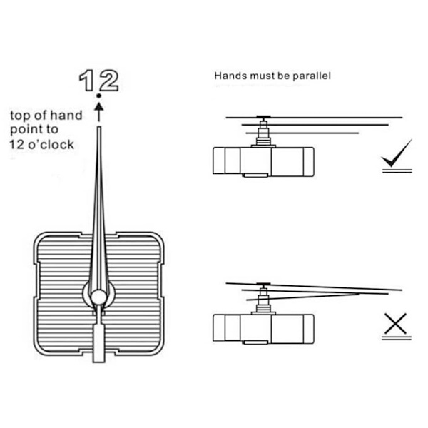 Stor 3D DIY Vægur uden ramme - Romertal