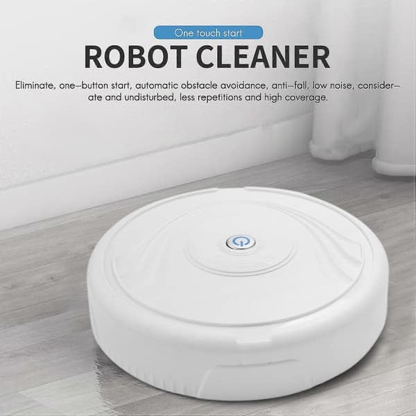 Robotdammsugare, Smart Hushållsrobot Tunn Tyst För Hårda Golv Mattor T