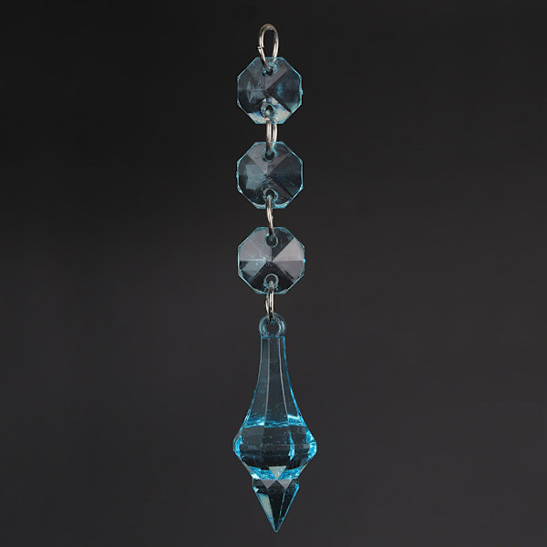 DIY Transparent Akryl Kuleperle Hengelampe Dekorasjon Ornament Tilbehør