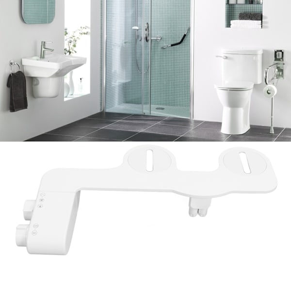 G1/2 Bidet Vandsprøjte ABS Dobbelt Dysesæt Badeværelse Toilet Bidet Tilbehør til Gravide