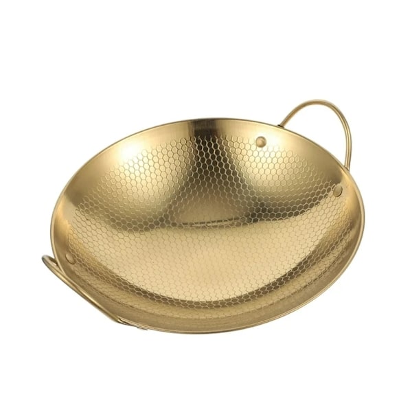 Shabu Pan Rostfri Gryta Grill Wok Spis Sautera Inflyttningspresent Honungskaka Induktion