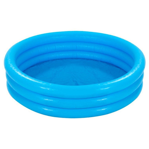 Utomhuspool blå kristallpool 114*25CM