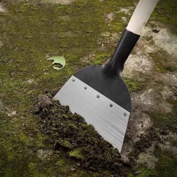 Multifunksjons hagerenskespade i stål - Flat spade for ugressbekjempelse - Ugressbekjempelsesverktøy - M: 23 x 27,5 x 3,4 cm 4X9MYBZ3HX7