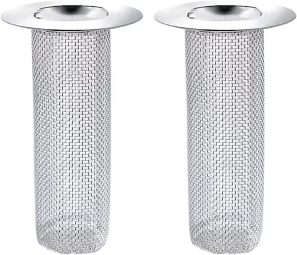 2 stycken 5,5 * 8 cm multifunktionella golvbrunnar i rostfritt stål
