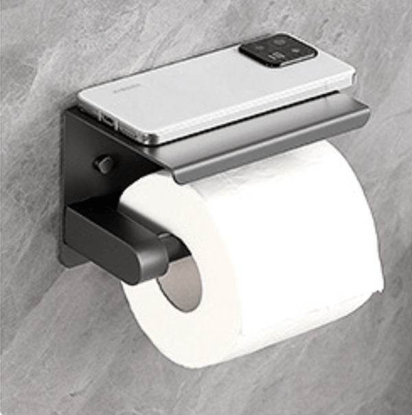 Ikke-perforeret toiletpapirholder i rustfrit stål, 14 * 10