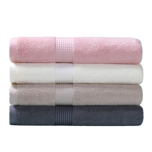 Handduk 4-pack 100% bomull storlek 76*34cm - absorberande, torkar bra, ko