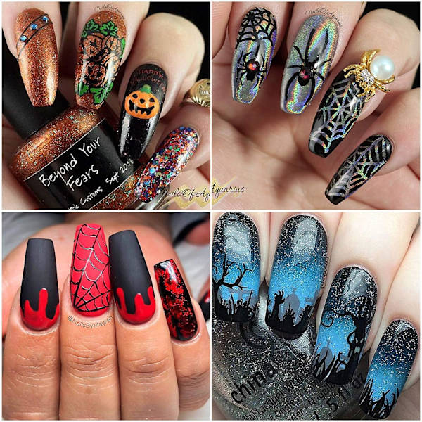 Akrylnaglar - Franska nagelspetsar  500 st Falska naglar Halv täckning Falska naglar  DIY Nagelkonst, 10 storlekar