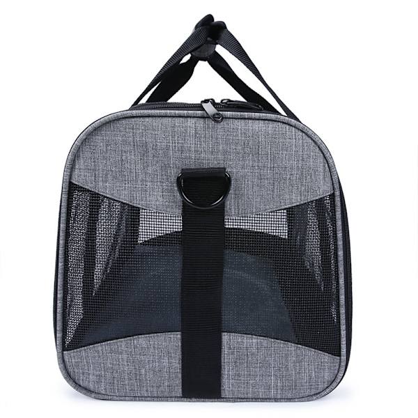 Foldbar Hundekasse Bil med Pustende Mesh Stoff, Katt Transportkasse for Katt Hund, Transportkasse for Reise, Hundebæreveske for Katter