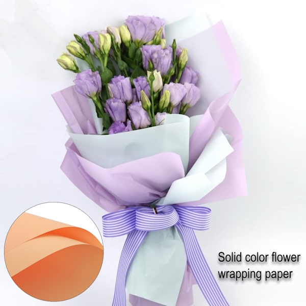 20 ark blomsteromslagspapper blombukett presentförpackning Su