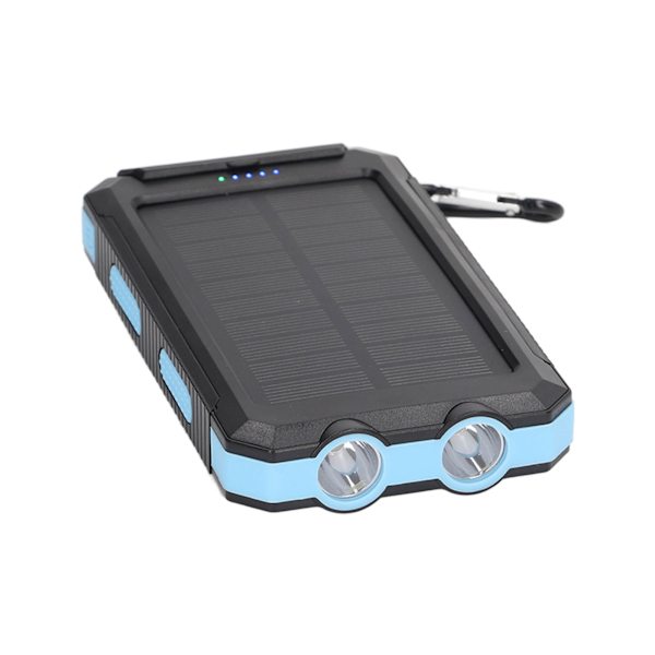 Solcelle Power Banks 20000mAh IP66 Vandafvisende Hurtig Opladning 3 Lystilstande Soltelefonoplader til Camping Cykling Rejser