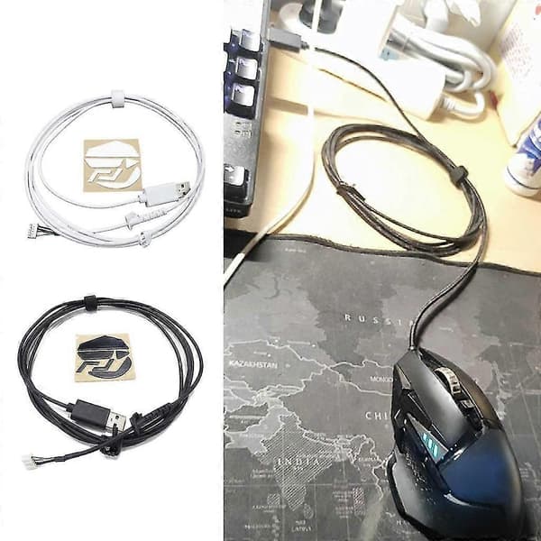 USB-muskabel og fødder til Logitech G502 Hero erstatningsreparationstilbehør