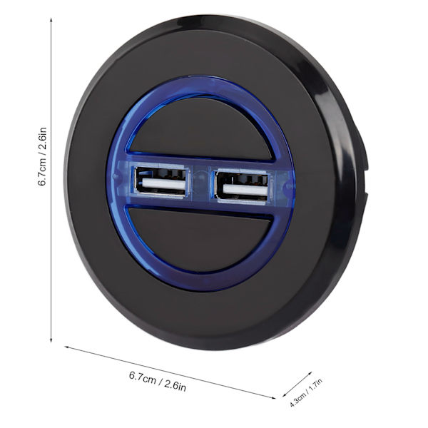 Elektrisk Recliner Stol Sofa Udskiftningsknap Løft Stol Håndbetjening Håndsæt med Dobbelt USB