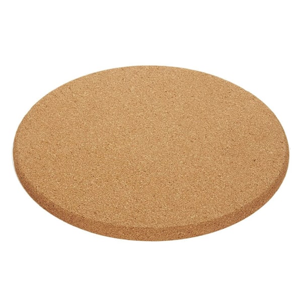 Pyöreä korkkialunen, ruukut, pannut ja kasvit, 19 cm halkaisijaltaan x 1 cm paksu, 3 kpl setti
