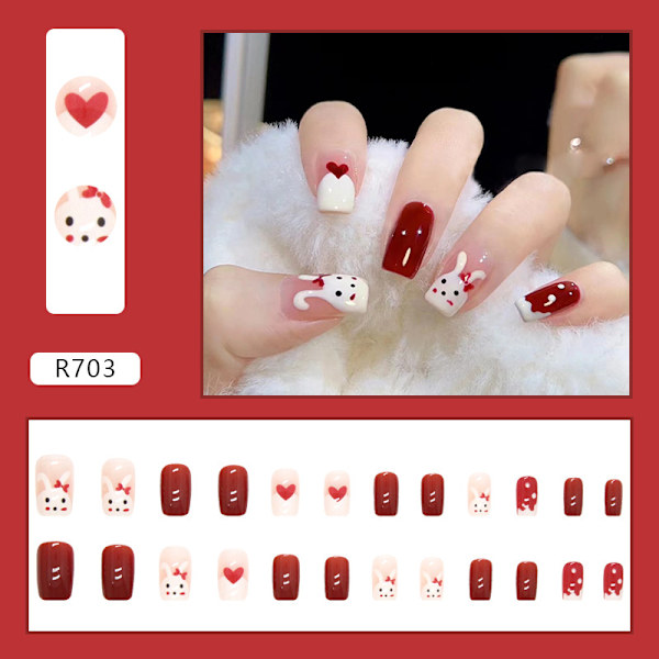 Joefnel Press on Nails - Europeiska falska naglar Press on Nails UV
