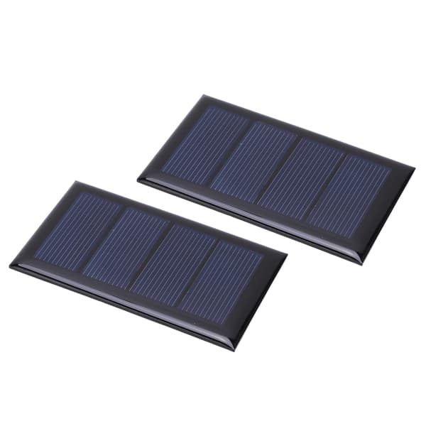 2 stk. 2V 210mA Mini solcellepanel Polysilisium solcellepanel 80x50mm for DIY-prosjekt