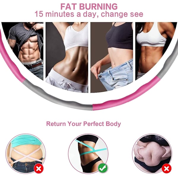 Fitness träningsringar för vuxna, sektioner justerbar träning