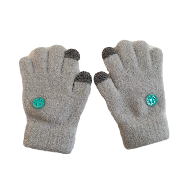 Barnens femfingers ullvantar pojkar och flickor vintervarma