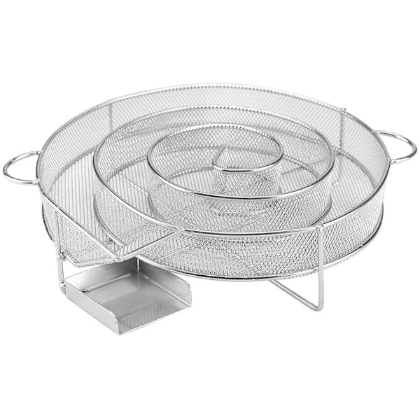 Kallröksgenerator, Rökförstärkare för Kött, Fågel, Grönsaker, Ost, Spiralformad Labyrintdesign i Rostfritt Stål, Enkel Användning Lång Rökning