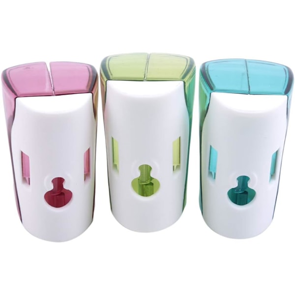 Hygienisk Tandborsthållare, 3-pack Livsmedelsgodkänd Universal Skydd, Perfekt för Hem & Resa