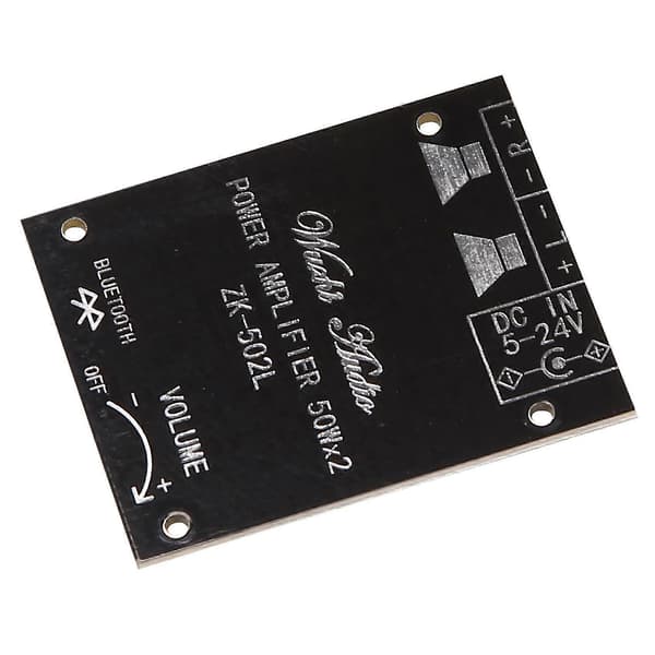 Bluetooth 5.0 Trådløs Lyd Digital Effektforsterker Stereokort 50wx2 Bluetooth Forsterker Amplificador