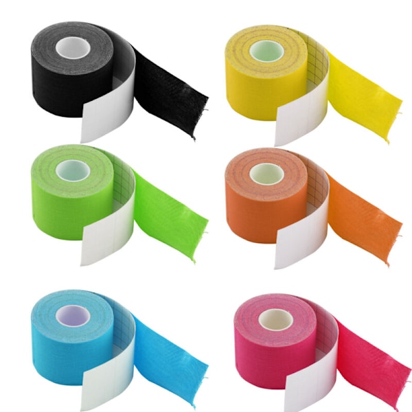 6/12 rullar elastiskt kinesiologitejp sport kinesiologitejp tejp 5cm*5m