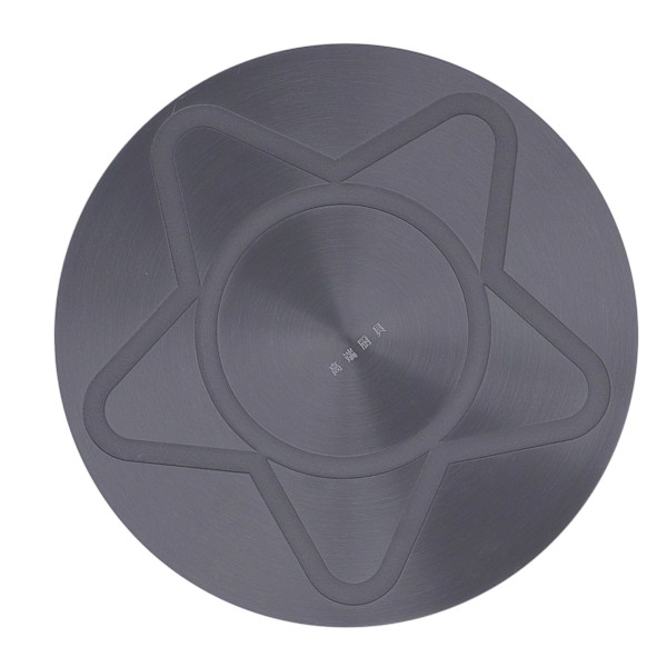 Värmespridare för glashäll, snabb uppvärmning halkfri beläggning tjock aluminiumlegering avfrostningsbricka för att skydda kastruller och kokkärl (24 cm)
