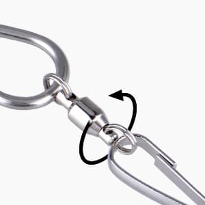 Kuuqa Swivel Hooks Clips för att hänga vindsnurror vindspel