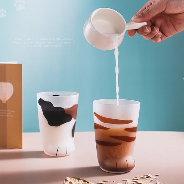 1 stk Sød Kattepote Glas Tigerpote Kop Kontor Kaffe Kop Morgenmad Mælk Glas Kop