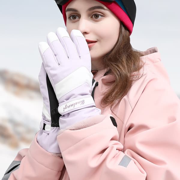 Vandtætte Åndbare Snowboardhandsker, Isolerede Varme Vinter Snehandsker, Passer til både Mænd og Kvinder