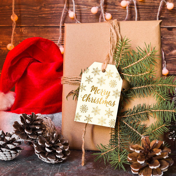 Härlig julkortskombination - Glad julkortskombination,