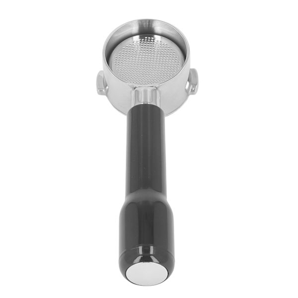51 mm 2-korvainen Portafilter-kahvinkeittimen pohjaton Portafilter-suodatin kahvan vaihto ECO310-kahvinkeittimelle C2-tyylille muovi musta