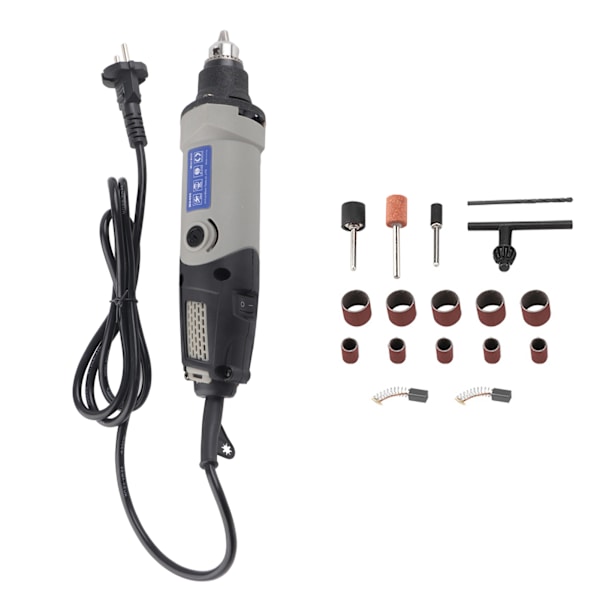 400W Elektrisk Dremel Slipverktyg Borrmaskin 6 Hastigheter Variabel Hastighet Rotationsverktyg EU-kontakt 220V