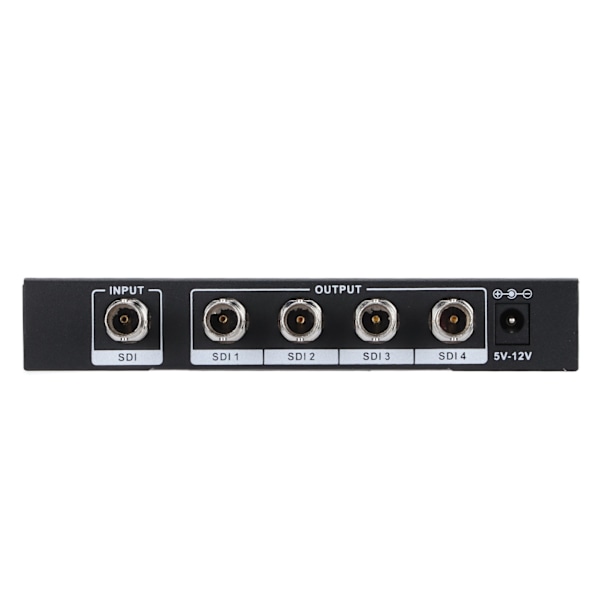 SDI 1 Inngang 4 Utgang Splitter Profesjonell Signal Split Høy Oppløsning SDI Distribusjonsforsterker 110‑240VEU Plugg