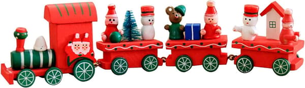 Mini Trætog til Juledekoration Gave