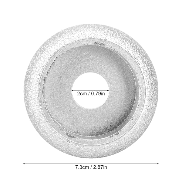 7,3 cm Lödda Diamant Slipsten Rome Slipsten för Sten Marmor Keramik 2,5 cm