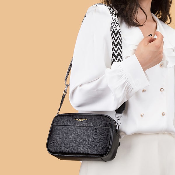 Crossbody-tasker til kvinder Crossbody kamera taske pung Tyk strop