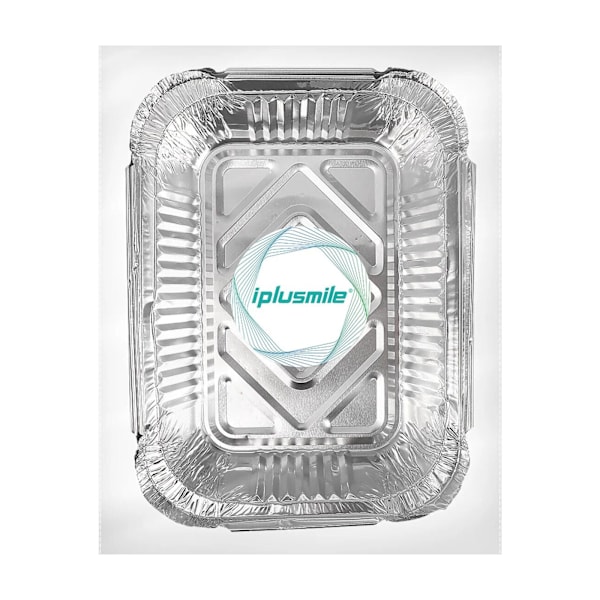 Takeaway-behållare Folieformar Aluminiumform Bakning Stor Djup Matlagningsform Mat Engångs Silver