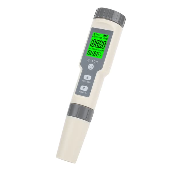 4 i 1 EC TDS Saltholdighed Temp Test Pen Digital Vandkvalitetstester Måler til Saltvandsakvarium