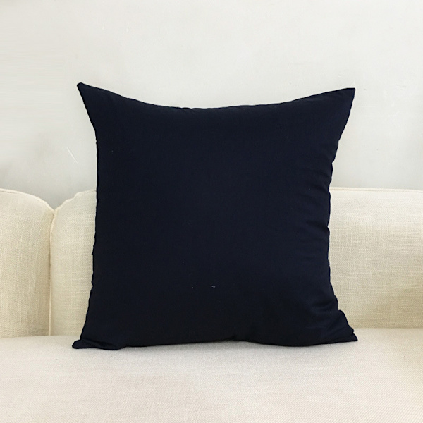 2 st örngott, enkelt och moderiktigt, 22*22cm, mörkblått