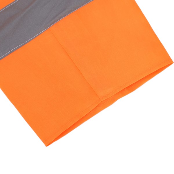 Reflekterende Vejr Vindstrømpe Vindretningsindikator til Udendørs Lufthavn Farm Have Parker Orange 80CM