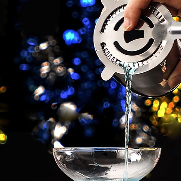 Ruostumattomasta teräksestä valmistettu cocktail-jääsuodatin Cocktail-jääsuodatin