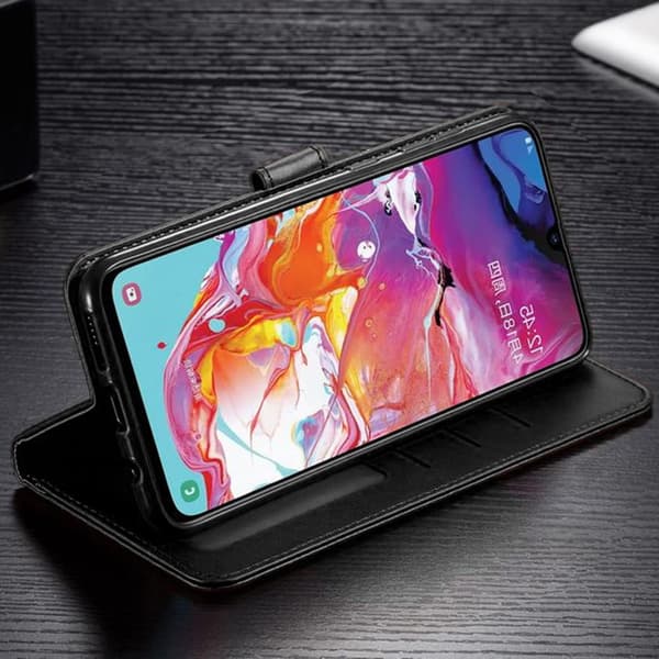 SKALO Samsung A33 5G Premium Wallet Case - Sort Sort