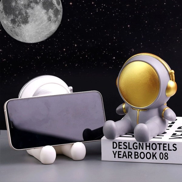 Kreativ astronaut mobiltelefonhållare rymdman mobiltelefonstativ