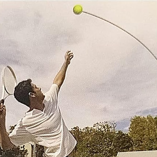 Tennistreenisetti, pohja ja 3 palloa