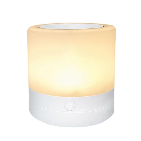 LED Smart Touch Control Natlys RGB Farve Genopladelig Dæmpbar Sengelampe