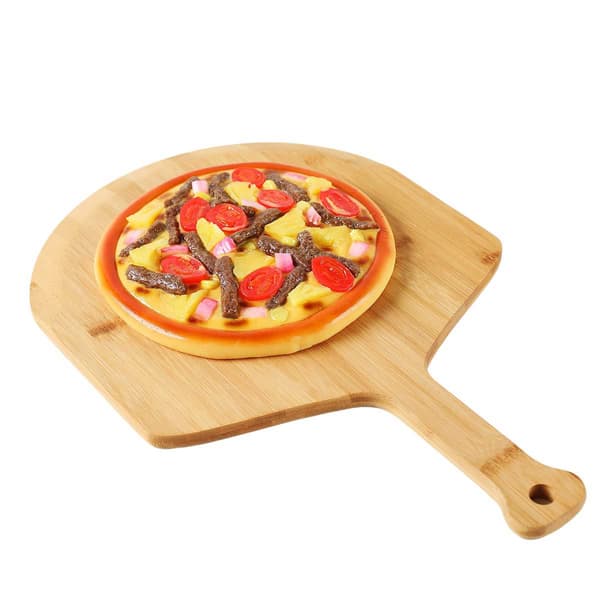 Premiumkvalitets 30 cm pizzaspade i bambu gjord av trä för pizza