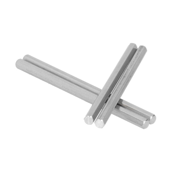 10 stk Lange Stangmøtrik Hex Kobling Lige Stang Rustfrit Stål Beslag til Gobilda Dia 5mm4102-0005-0075