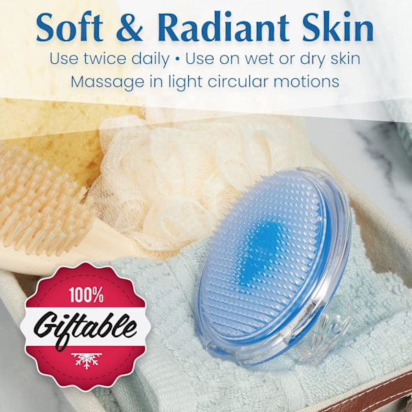 Revolutionerande Exfolieringsborste, Multifunktionell Hudlösning För Förebyggande Av Rakfinnar Och Behandling Av Inåtväxta Hårstrån, Ergonomisk Design För Enkelt Grepp