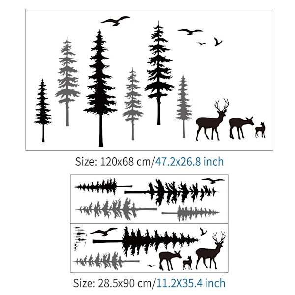 träd skog älg kreativ personlighet hem vardagsrum sovrum