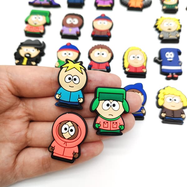 16 st South Park Sko Berlocker för Träskor, Skotillbehör för Croc C